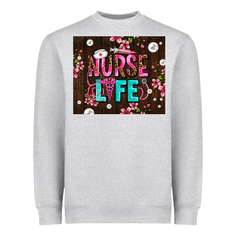 Nurse Life With Pearls Heavyweight Sweatshirt by AdoDesignShop | Teevron