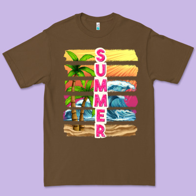 Summer With Background Tbw Premium Tee Designed By Texasbilliewilder