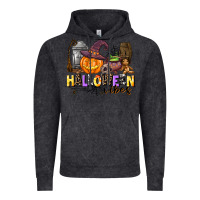 Vintage Black halloween vibes Vintage Hoodie - AdoDesignShop
