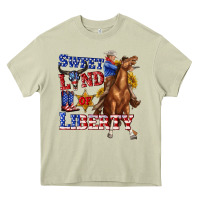 Mossy western sweet land of liberty 4th july billie wilder Heavy Core Tee - texasbilliewilder