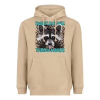 Mushroom sweet but will throw hands Heavyweight Hoodie - Artiststas