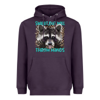 Plum sweet but will throw hands Heavyweight Hoodie - Artiststas