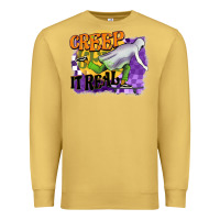 Antique Gold creep it real Premium Sweatshirt - BarkalooDesign