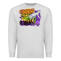 Dove Grey creep it real Premium Sweatshirt - BarkalooDesign
