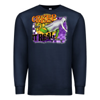 Navy creep it real Premium Sweatshirt - BarkalooDesign