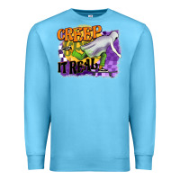 Ocean Blue creep it real Premium Sweatshirt - BarkalooDesign