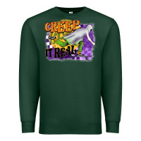 Sports Green creep it real Premium Sweatshirt - BarkalooDesign