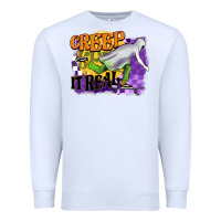 White creep it real Premium Sweatshirt - BarkalooDesign