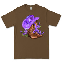 Cacao purple cowgirl  and roses Premium Tee - AdoDesignShop