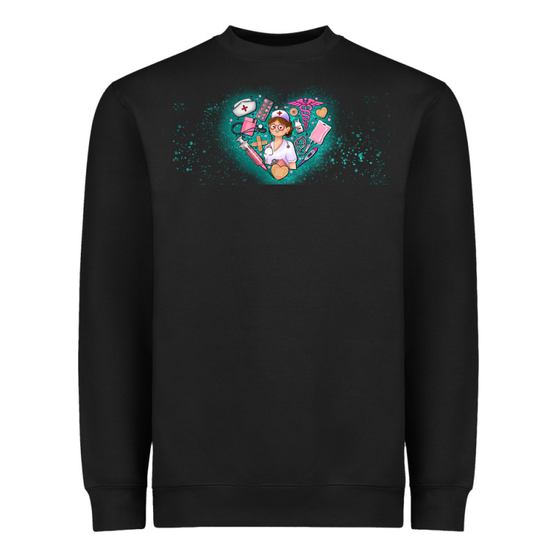 Nurse And Elements Heavyweight Sweatshirt by AdoDesignShop | Teevron