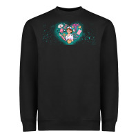 Black nurse and elements Heavyweight Sweatshirt - AdoDesignShop