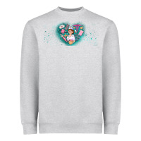 Heather Grey nurse and elements Heavyweight Sweatshirt - AdoDesignShop