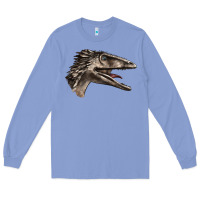 Colony Blue Deinonychus Face Long Sleeve Tee - LillyAllenDesigns