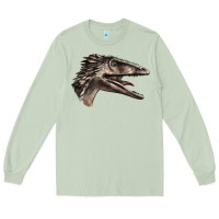 Matcha Deinonychus Face Long Sleeve Tee - LillyAllenDesigns