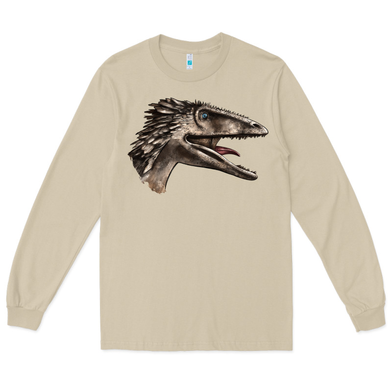 Deinonychus Face Long Sleeve Tee by LillyAllenDesigns | Teevron