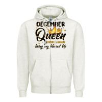 December Queen Faith And Favor Living My Blessed L Zipper Hoodie | Teevron