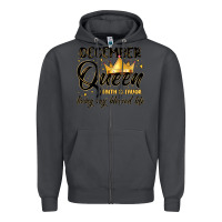 Smoke december queen faith and favor living my blessed l Zipper Hoodie - MaliasSmallBusiness