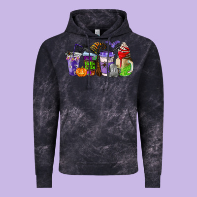 Halloween Coffee Cups Vintage Hoodie Designed By Adodesignshop