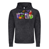Vintage Black halloween coffee cups Vintage Hoodie - AdoDesignShop