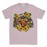 Lilac scottish calf sunflowers rainbow Classic Tee - BarkalooDesign