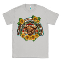 Moon Dust scottish calf sunflowers rainbow Classic Tee - BarkalooDesign