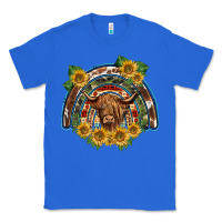 True Royal scottish calf sunflowers rainbow Classic Tee - BarkalooDesign