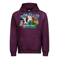 Mauve Wine heifers its cold outside Urban Hoodie - CowGirlArtShop