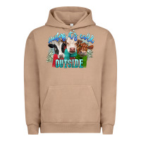Pigment Burro heifers its cold outside Urban Hoodie - CowGirlArtShop