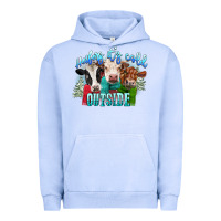 Pigment Grape Ice heifers its cold outside Urban Hoodie - CowGirlArtShop