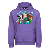 Tulip heifers its cold outside Urban Hoodie - CowGirlArtShop