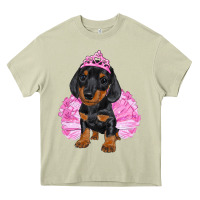 Mossy balerina dachshund with tutu Heavy Core Tee - RanaPortraitStore