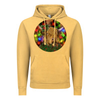Vintage Mustard Brown Cow Christmas Vintage Hoodie - RanaPortraitStore