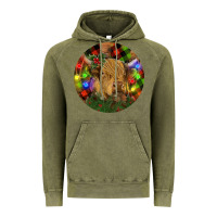 Vintage Olive Brown Cow Christmas Vintage Hoodie - RanaPortraitStore