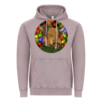 Brown Cow Christmas Vintage Hoodie | Teevron