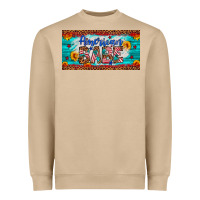 Mushroom american babe Heavyweight Sweatshirt - Artiststas