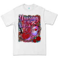 White nursing is a work of heart Premium Tee - RanaPortraitStore