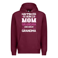 Burgundy Mom Grandma Premium Hoodie - Bettercallsaul