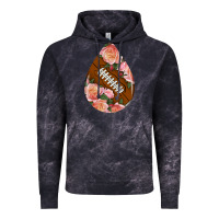 Cloud Black american football and western roses teardrop Vintage Hoodie - BundleAndBundleShop