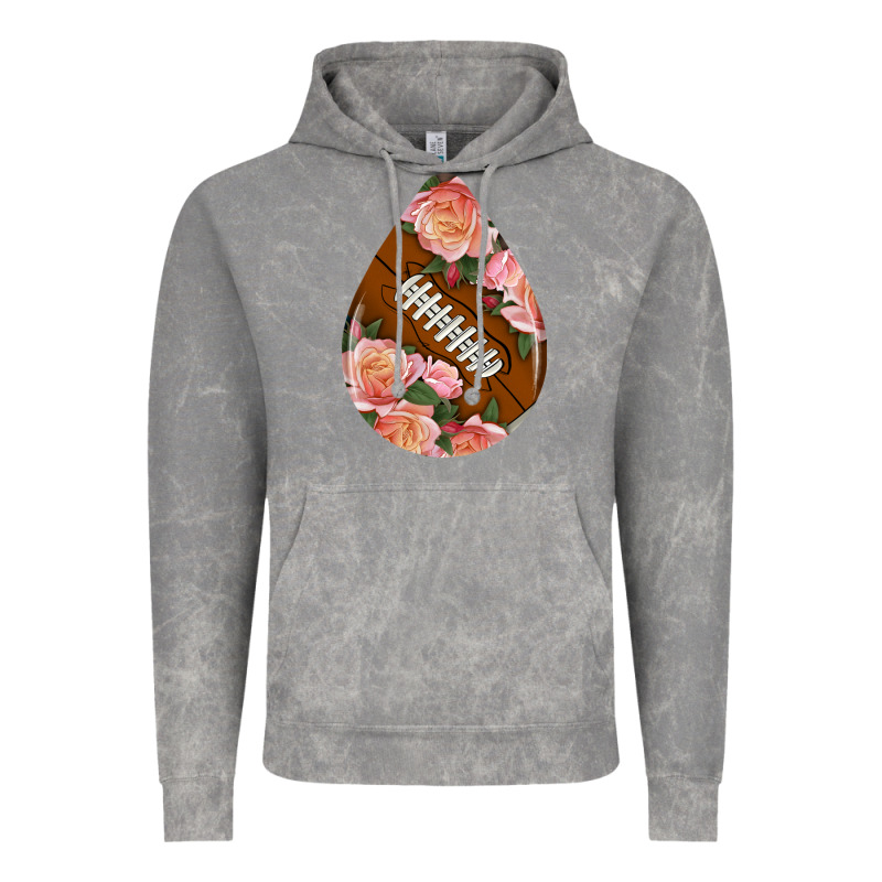 American Football And Western Roses Teardrop Vintage Hoodie by BundleAndBundleShop | Teevron