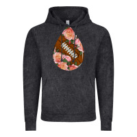 Vintage Black american football and western roses teardrop Vintage Hoodie - BundleAndBundleShop