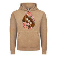 Vintage Coffee american football and western roses teardrop Vintage Hoodie - BundleAndBundleShop
