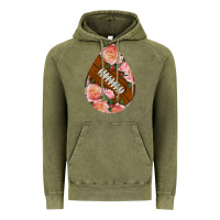 Vintage Olive american football and western roses teardrop Vintage Hoodie - BundleAndBundleShop