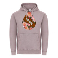 Vintage Zinc american football and western roses teardrop Vintage Hoodie - BundleAndBundleShop