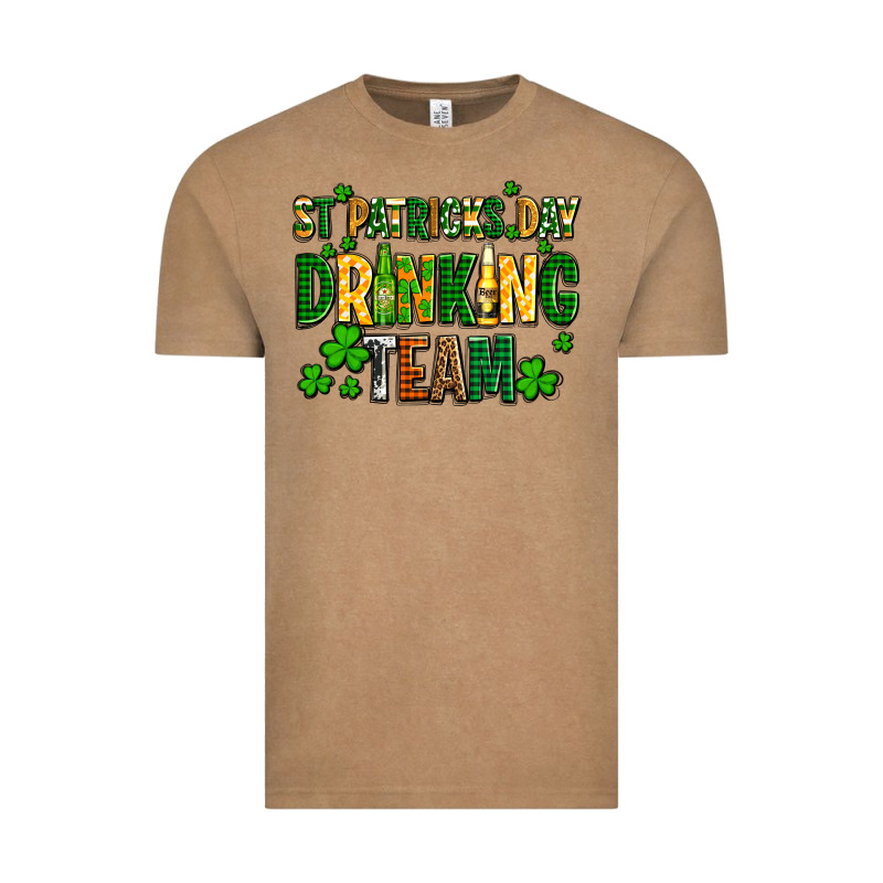St Patricks Day Drinking Team Vintage Tee by AdoDesignShop | Teevron