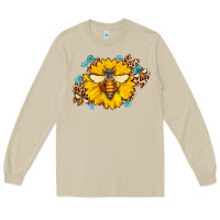 Mushroom bee sunflower leopard Long Sleeve Tee - Jasminsmagicworld