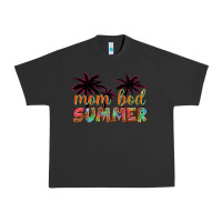 Pigment Black mom bod summer with palms Urban Heavy Tee - Artiststas