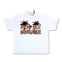 White mom bod summer with palms Urban Heavy Tee - Artiststas