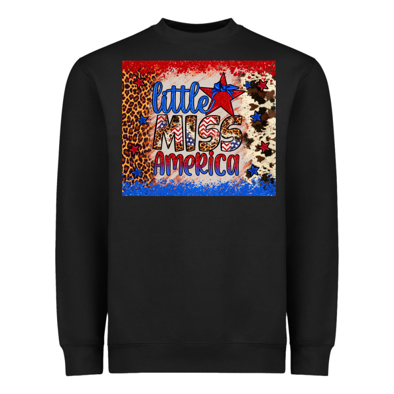 Little Miss America Heavyweight Sweatshirt by Artiststas | Teevron