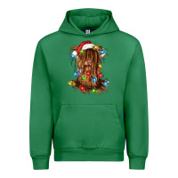 Emerald christmas heifer cow gnome Urban Hoodie - CowGirlArtShop