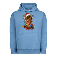 Pigment Pebble Blue christmas heifer cow gnome Urban Hoodie - CowGirlArtShop